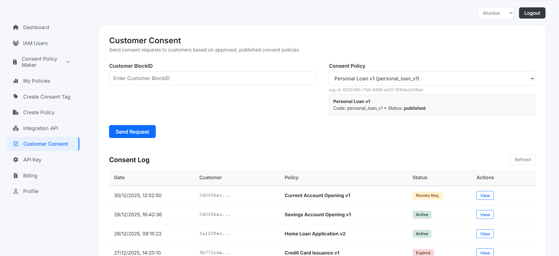 DPDPA Consent Management Platform India | Consentica by OpenBlockAI